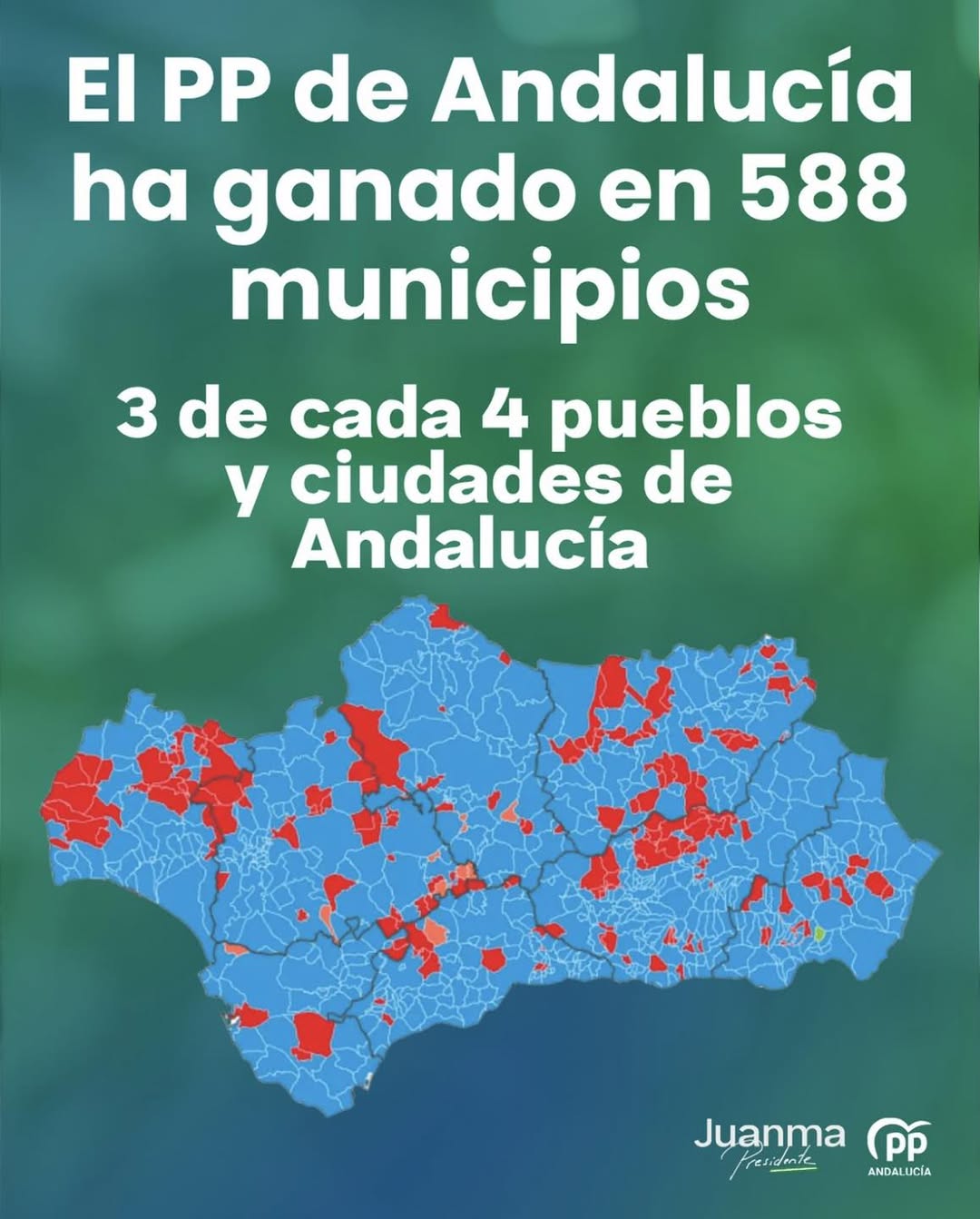 ¡Hemos vuelto a ganar con claridad las elecciones en Andalucía!