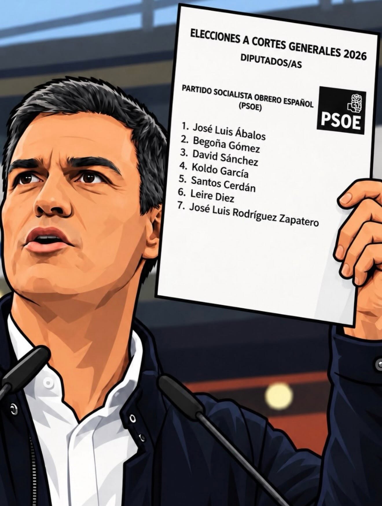 Menudo revuelo con las listas del PSOE ¿no?