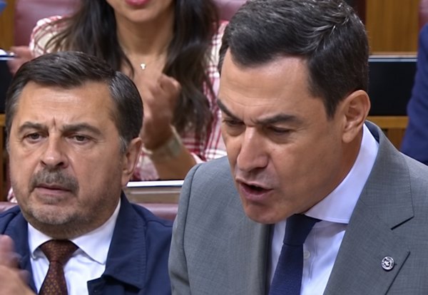 Juanma Moreno le pide al PSOE respeto para los Cuerpos y Fuerzas de Seguridad del Estado