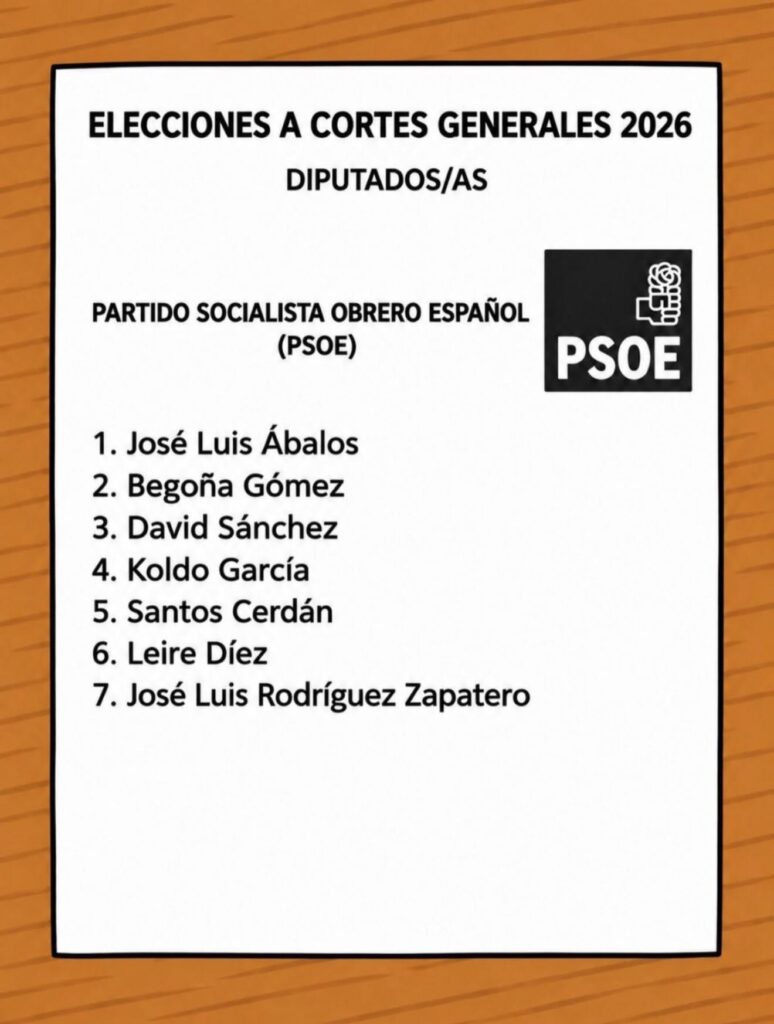 Menudo revuelo con las listas del PSOE ¿no?